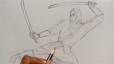 how to draw ninja assassin.